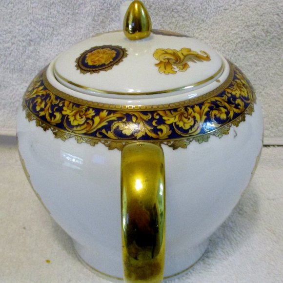 T. Limoges France Depos Porcelain Bacchus 7" Tall Teapot - Picture 6 of 9